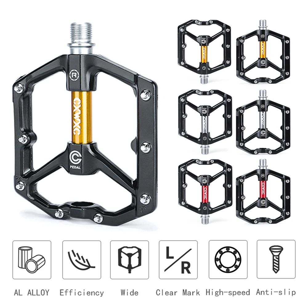 

Уплотнительные подшипники, велосипедные педали, велосипедная педаль для горного велосипеда, педаль из алюминиевого сплава с широкой плоск...
