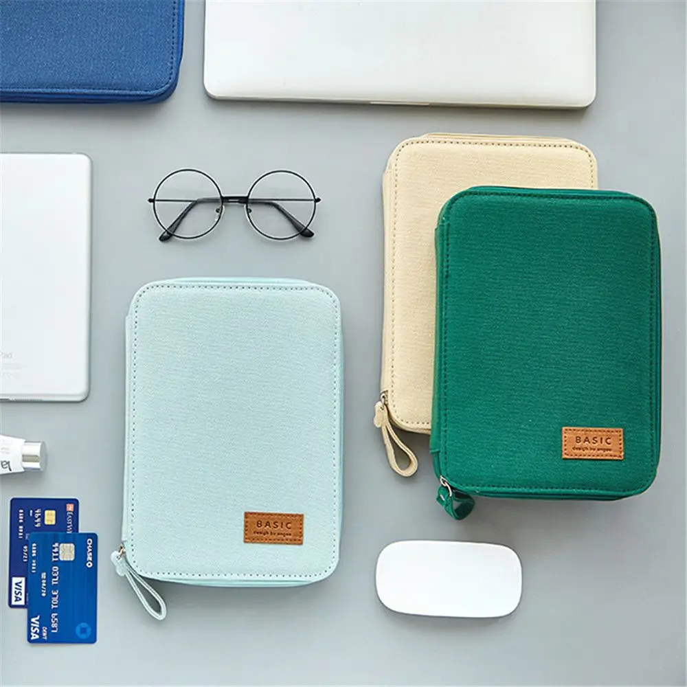 1 шт. Холщовая Сумка На Молнии для IPAD Большая вместительная сумка карандаш