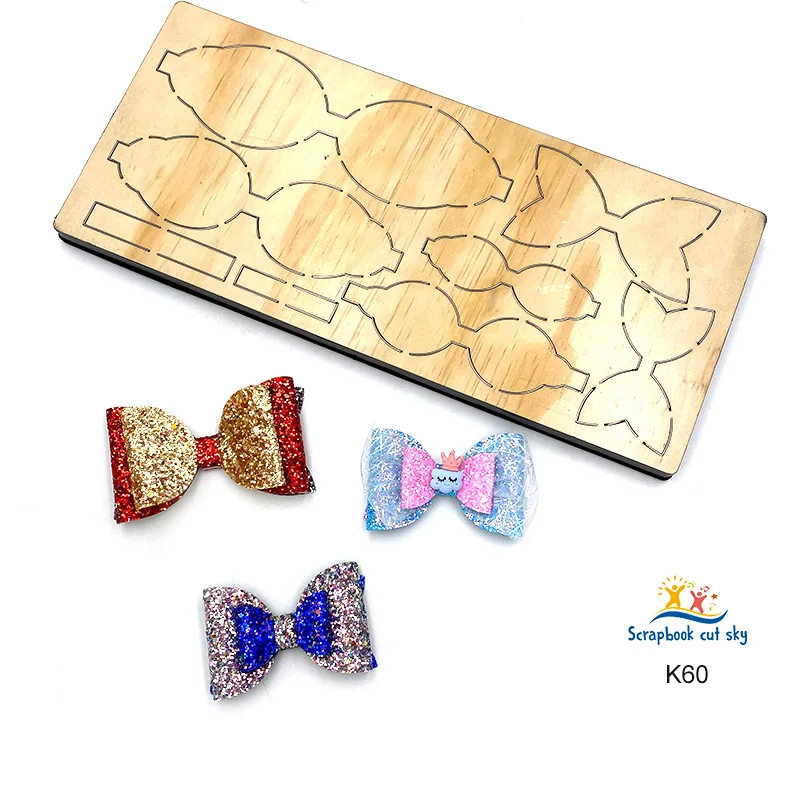 

Bows DIY K60 Muyu Wooden Mold Scrapbook Cutting Dies Suitable For Market General Machines