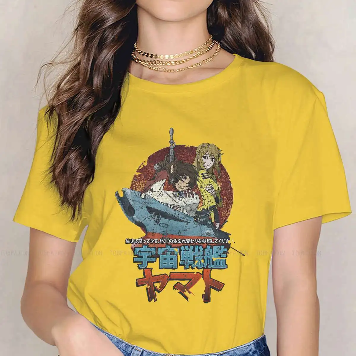 

Space Battleship Yamato Crewneck TShirts Essential Print T Shirt 5XL Tops