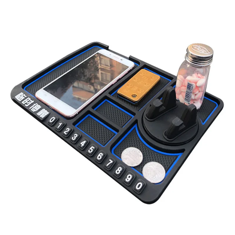 Автомобильный нескользящий коврик для приборной панели автомобильный держатель