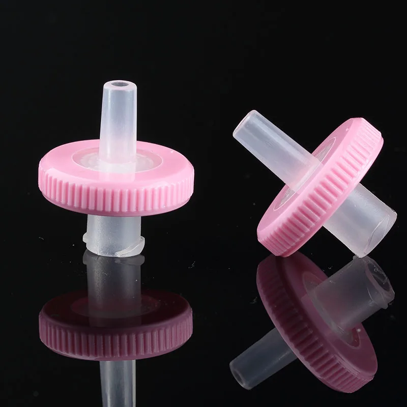 100 Pcs 33mm 0.22um ПВДФ шприцевой фильтр/игольчатый фильтр|Воронка| |