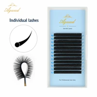aguud eyelash extension individual curl cccddd eyelashes 0 03 0 20mm thickness eyelash extension for make up professionals