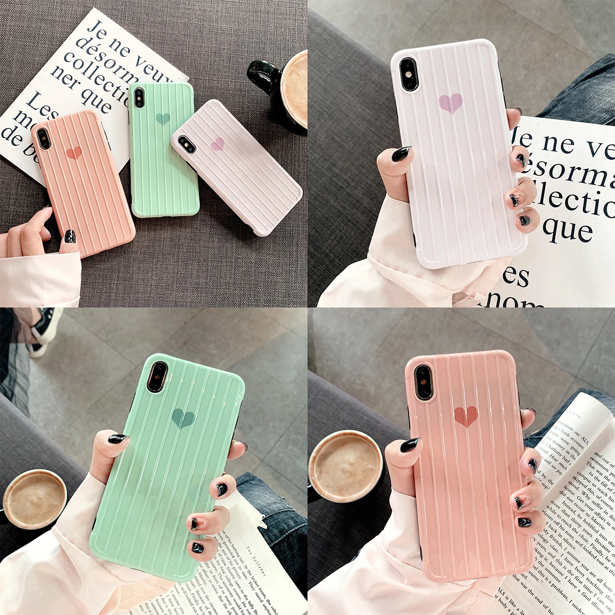 Розовый чехол для влюбленных пар iphone 7 8X6 S Plus 6 s XS Max XR Apple 8 8Plus |