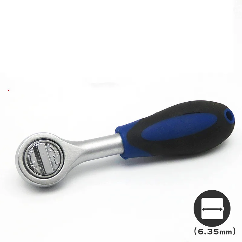 1/4 двухсторонний Быстрый Трещоточный ключ мини Летающий щуп автоматический