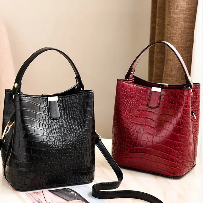 Модные высококачественные женские сумки с крокодиловым узором женская сумка