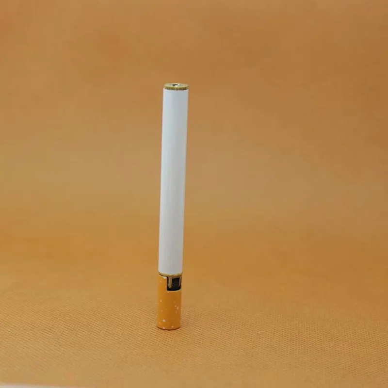 

(No Gas) 3 PCS Outdoor Useful Creative Mini Compact Jet Butane Lighter Metal Cigarette Shaped Inflatable Gas Lighter Cigarette