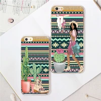 houstmust stylish cactus design soft cover 11 pro xs max for iphone 7 8 x xr 6s 6 plus tpu phone case se 5 5s cute shell coque