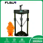 3D принтер Delta Flsun Q5, автоматическое выравнивание, фотография, предварительная сборка, TFT 32 бита, плата Kossel Titan, металлический комплект