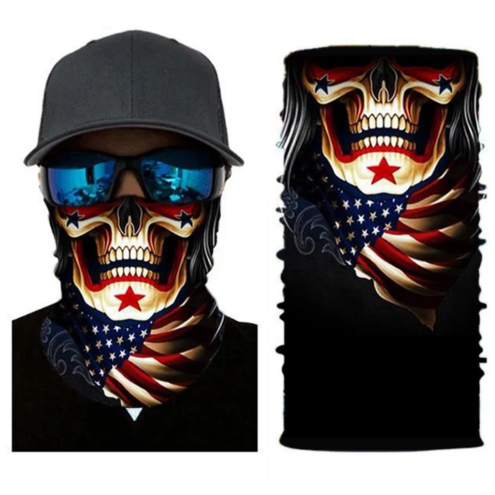 Маска Балаклава HEROBIKER мотоциклетная полноразмерная бандана для езды на