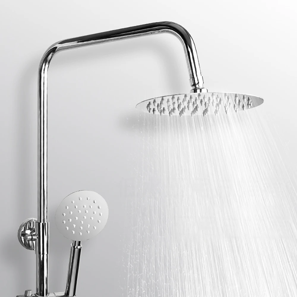 

HILIFE Top Bathtub Sprayer Ultra-thin Shower Heads Rainfall Shower Head Round and Square Handheld Stainless Steel
