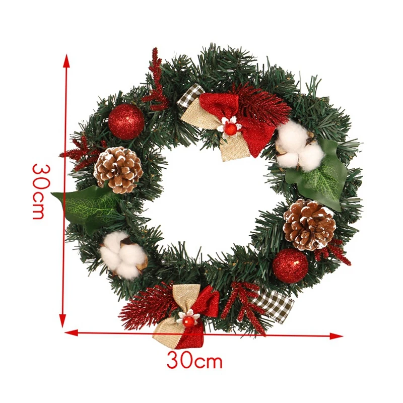 

Front Door Wreath, Pine Cone - perfect Christmas Decor for Winter Holiday New Year, Indoor Outdoor Used