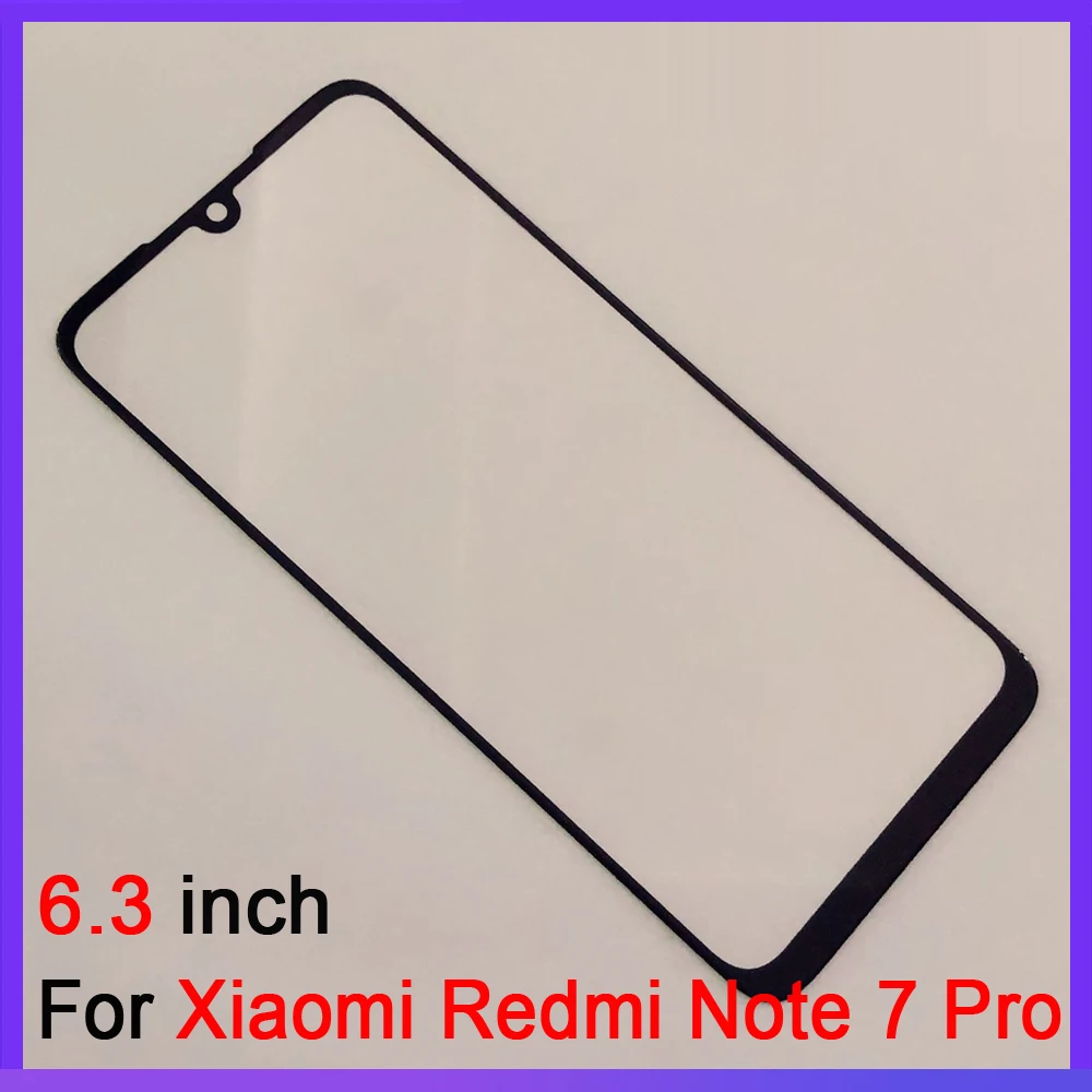 ЖК дисплей Сенсорная Панель переднее стекло для Xiaomi Redmi Note 6 Pro 7 внешнее сенсорный
