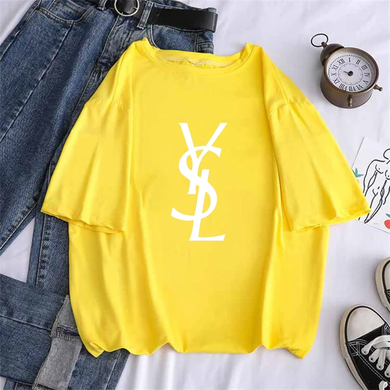 

Women AYSLED Black Fashion T-shirt Girl 90S Harajuku 100% Cotton T-shirt Female White Tops Tee,Drop Ship