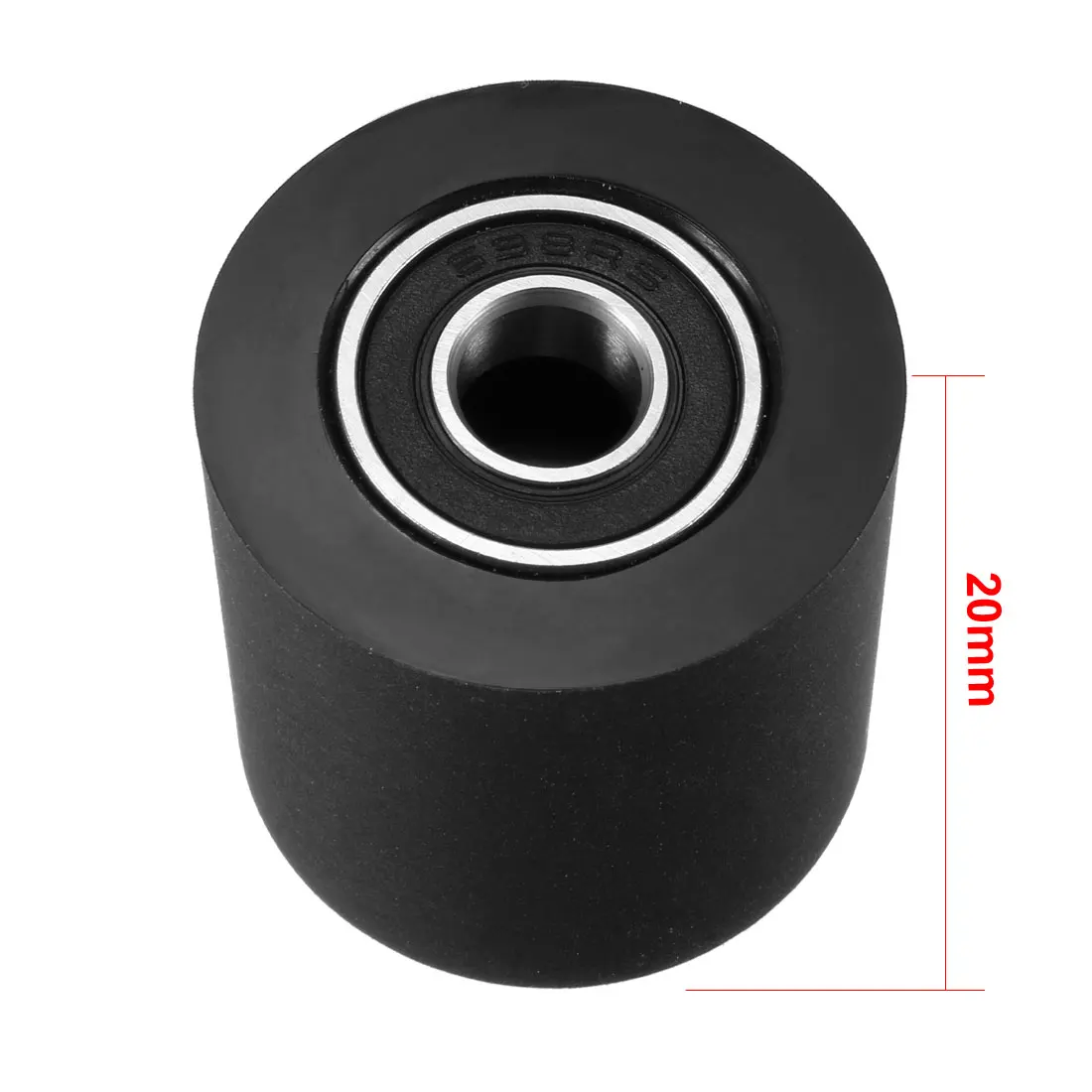 Uxcell роликовый подшипник натяжного колеса скользящий конвейер черный 8x30x20mm-2шт. |