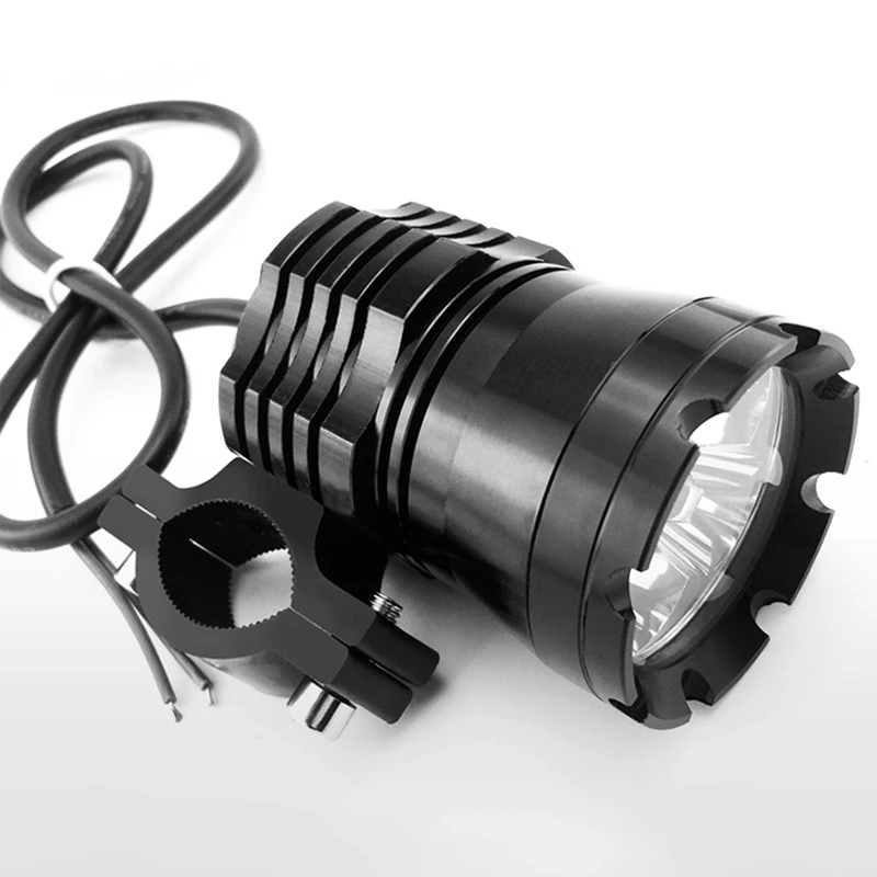 

Universal 4 LED Headlight LED Motorcycle Motorbike Scooter Spotlight Waterproof Fog Spot Motos Bulb