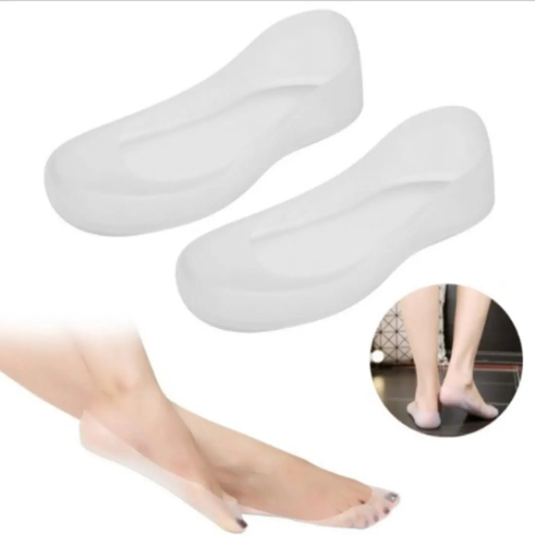 

1Pair Silicone Insole Moisturizing Socks Heels Protector Anti Crack Foot Spa Socks Gel Shoes Insoles Feet Care Pedicure Socks