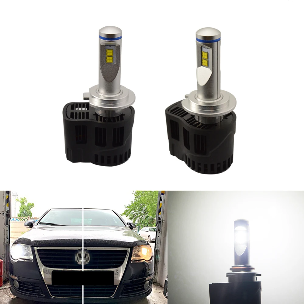 2x Canbus 6000k белый 110W 10400lm H7 PX26d светодиодный Светодиодный фонарь для Passat B6(2008