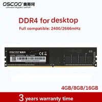 oscoo ddr4 ram 4gb 8gb memoria rams 2400mhz 2666mhz for desktop long dimm