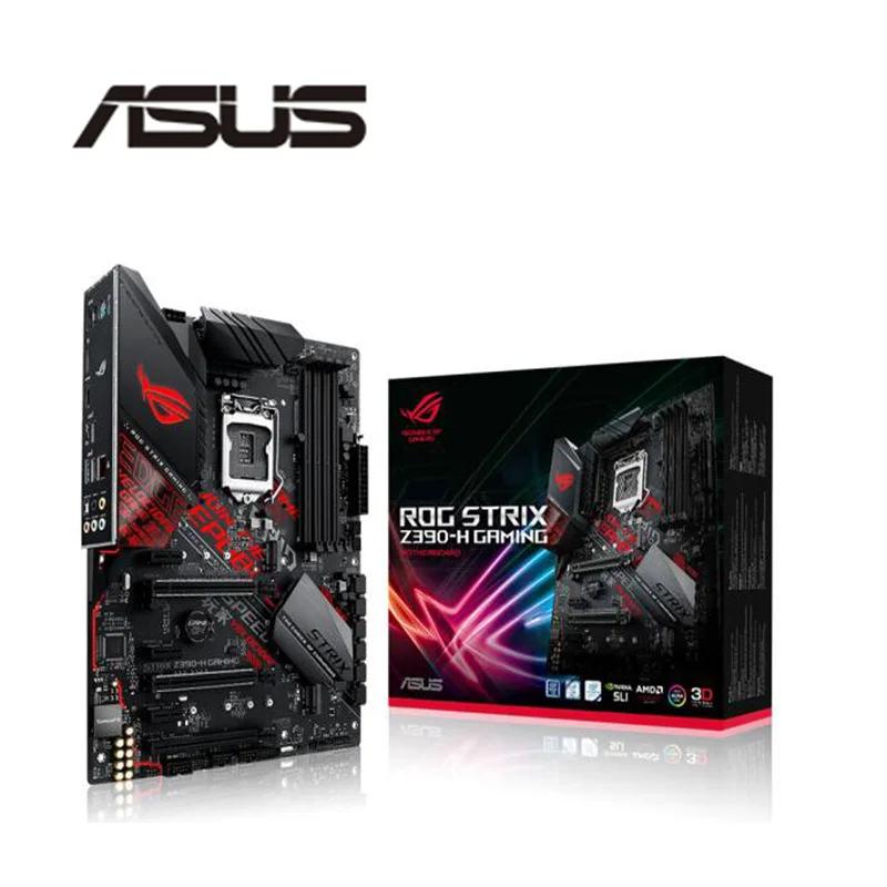 Для Asus ROG STRIX Z390 H GAMING оригинальный новый Настольный Intel Z390M DDR4 материнская плата LGA