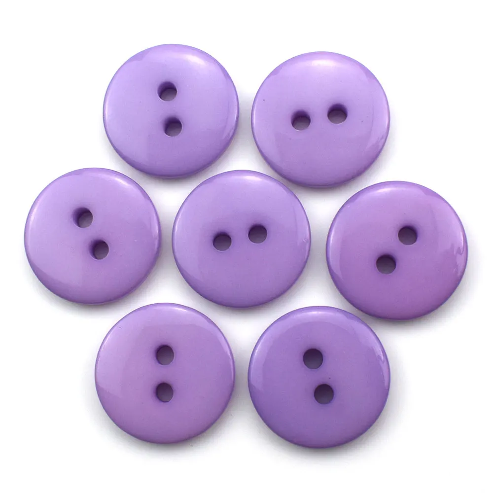 100 шт. разноцветные пластиковые пуговицы для шитья одежды скрапбукинг круглые с