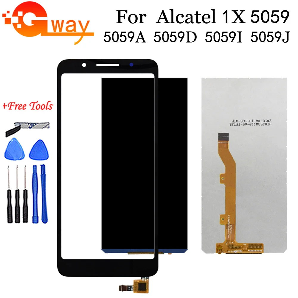 

5.3"For Alcatel 1X LCD Display Touch Screen Digitizer Assembly For Alcatel 1X 5059 5059A 5059D 5059I 5059J 5059T 5059X 5059Y LCD