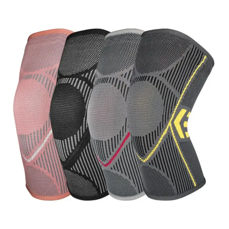 

Sports Safety Knee Pads Support Bandage Braces Elastic Nylon Sport Compression Sleeve Basketball Body Building Fitness Equipment