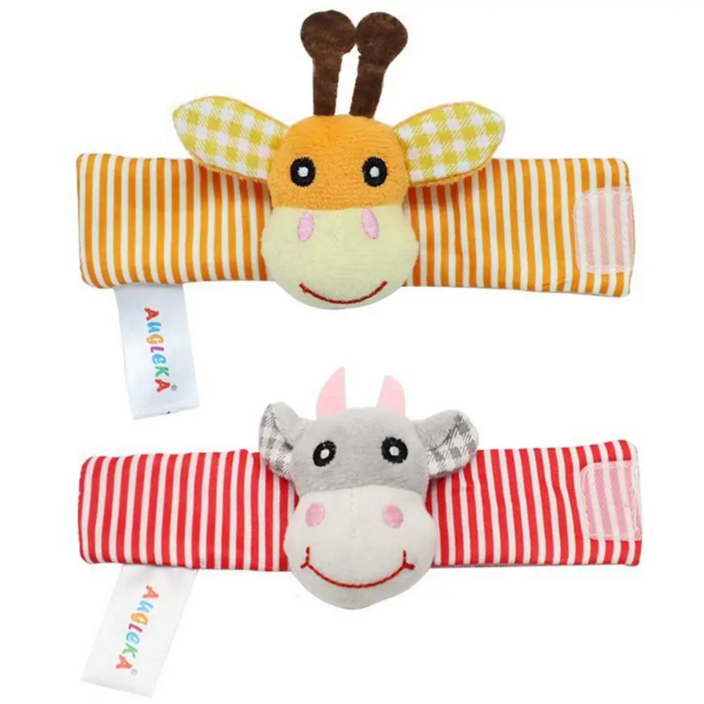 

2PCS Baby Wrist Strap Safe and Comfortable Wrist Rattle Newborn Toy