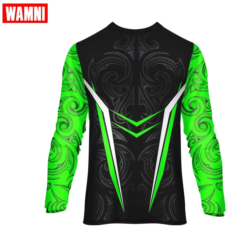 Спортивная тонкая футболка WAMNI с V-образным вырезом и длинным рукавом реглан