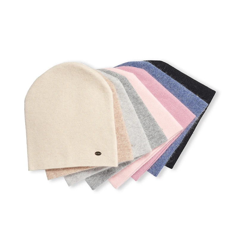 

2020 New Fashion Rabbit Fur Super Warm Beanies Hats Women's Knitted Winter Hats For Men Women Caps Skullies Beanies Wholesale