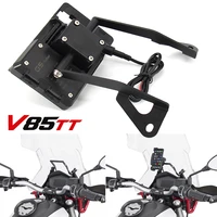 Motorcycle Accessories For MOTO GUZZI V85 V85TT 2019 2020 Stand Holder Phone Mobile Phone GPS Navigation Plate Bracket