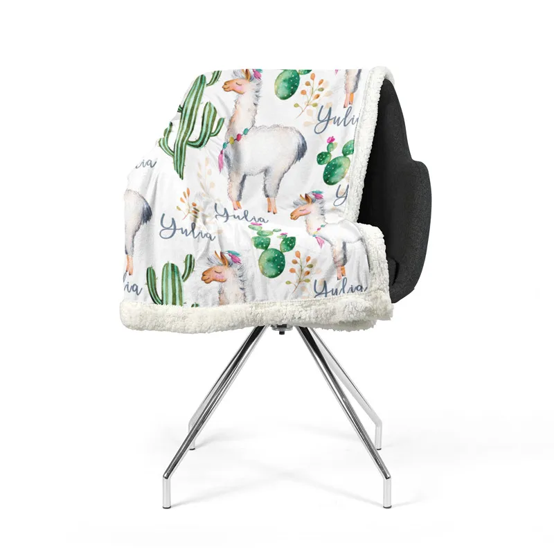 Индивидуальное детское одеяло Пеленальное постельное белье пеленка для