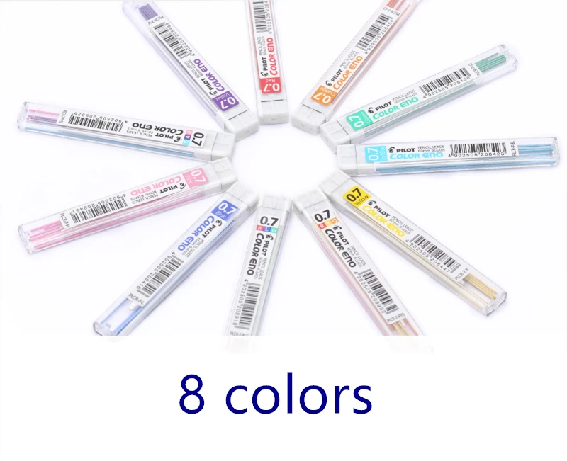 PILOT Color ENO 0 7 механический карандаш для заправки свинца PLCR 8 цветов s 3 разных
