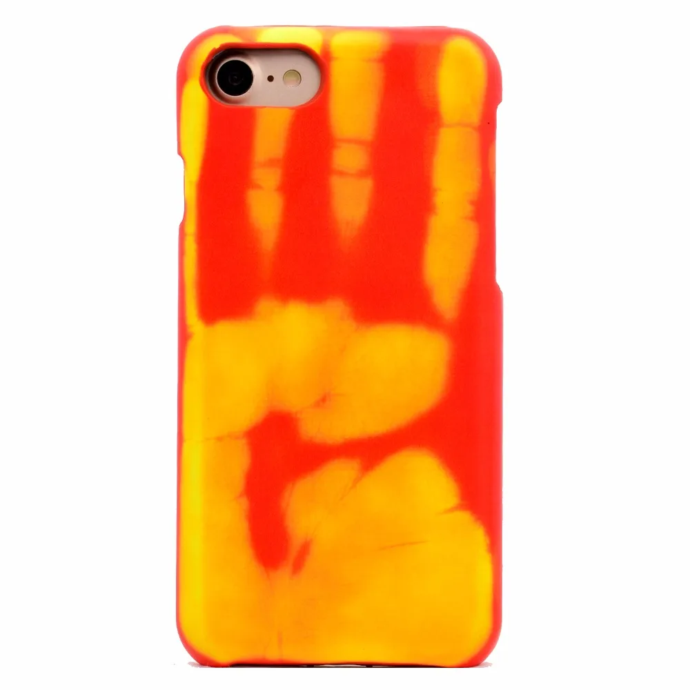 Fashional Thermal Sensor Case for iphone 8 7 6 6S Plus Heat Induction phone case fundas X cover | Мобильные телефоны и