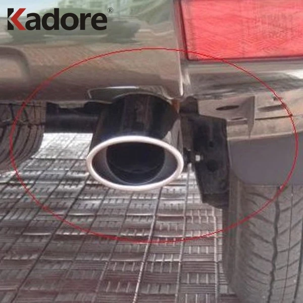 Для Toyota Prado J150 FJ120 2013 2016 модифицированный Автомобильный задний круглый глушитель