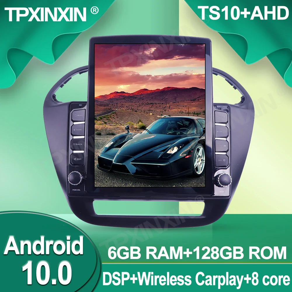 저렴한 타타 티아고 안드로이드 128G 무선 Carplay 스테레오 수신기 자동차 라디오 플레이어 라디오 IPS Dsp에 대한 테슬라 스타일 화면 자동차 라디오
