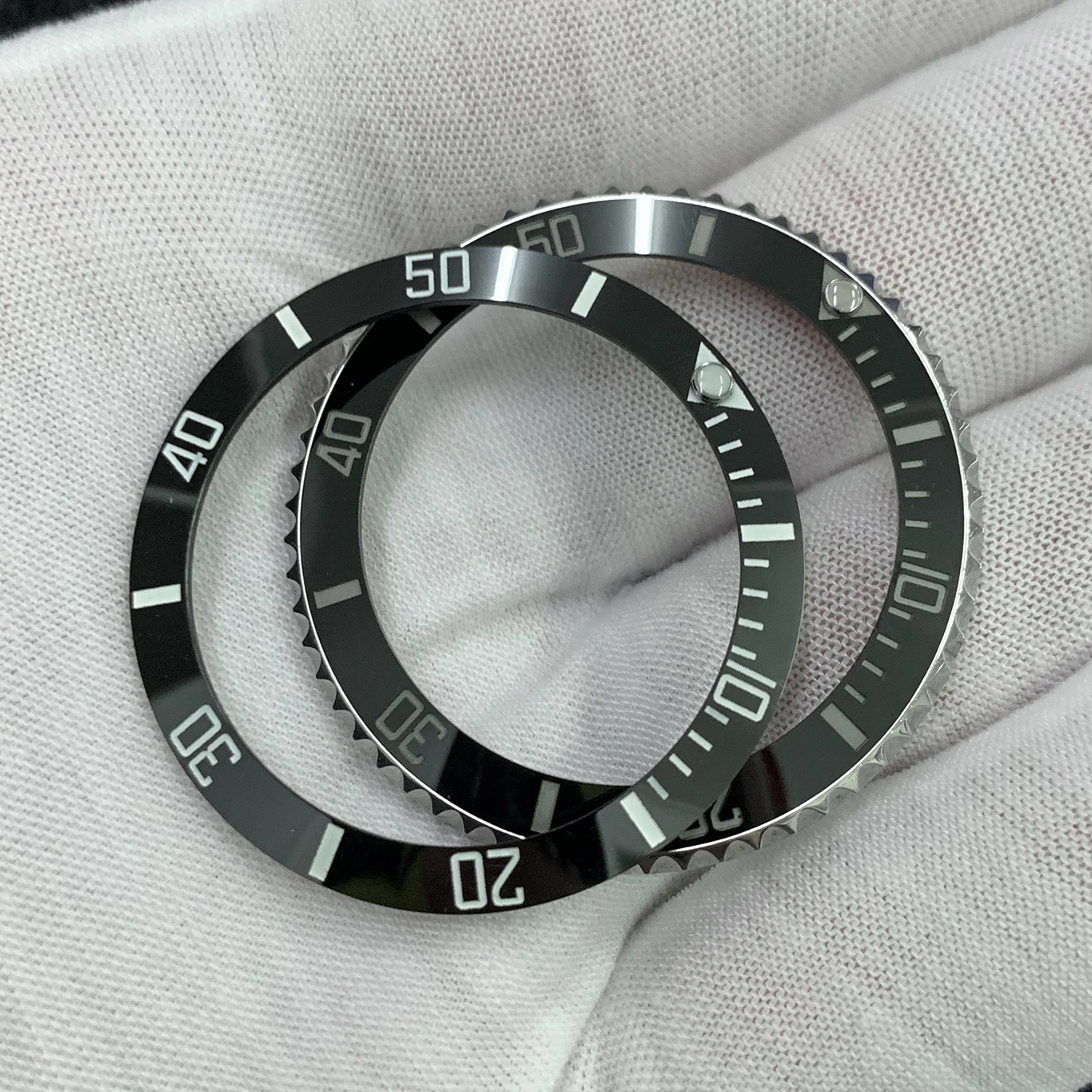 Набор деталей для часов календарь циферблат дата очистки C3 керамический ободок