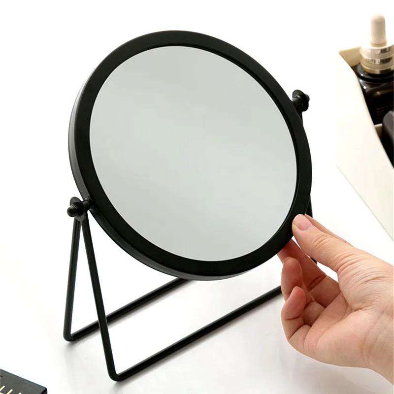 Портативные Золотые декоративные зеркала зеркальные украшения для макияжа и