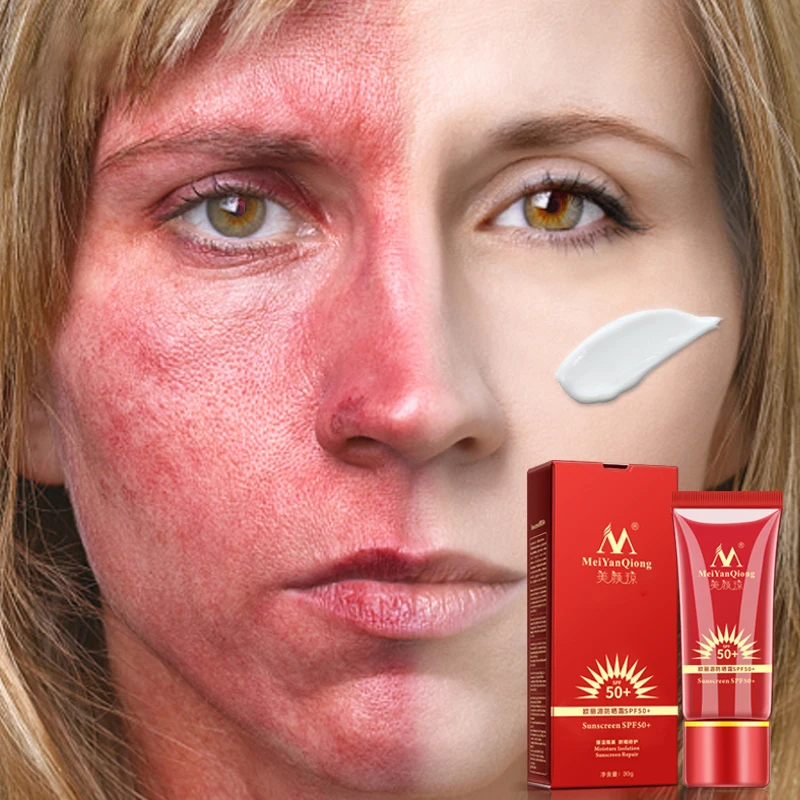 MeiYanQiong солнцезащитный крем SPF50 + отбеливающий защитный античувствительный