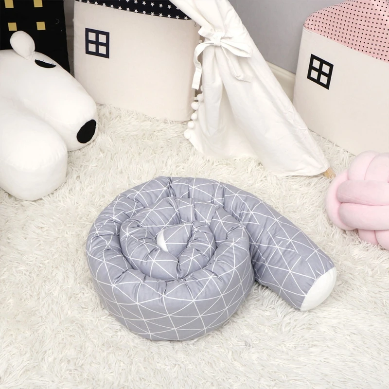 

Newborn Cradle Cushion Sleep Protector Long Pillow Children Bed Fence Baby Cot Anticollision Bedside Soft Crib Bumper
