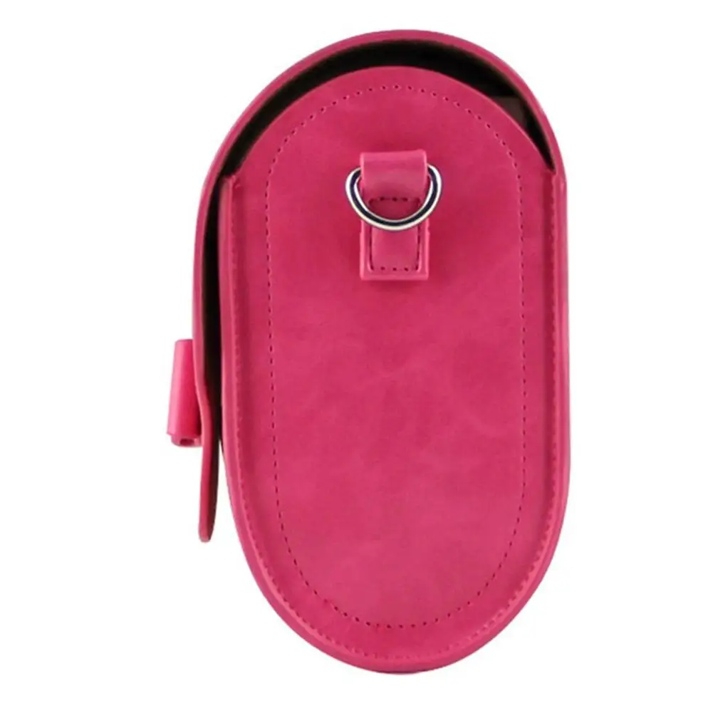 

Mini Camera Case Bag Butterfly Bag PU Leather Cover Hot Pink Camera Bag For Fujifilm Instax Mini 8/ MINI8+/ 9 SQ10