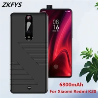 battery charger cases for xiaomi mi 9 pro power bank case 6800mah external battery charging cover for xiaomi redmi k20 powerbank