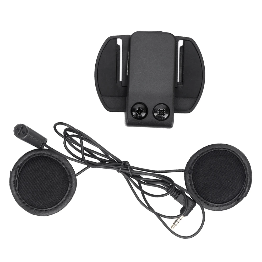Fodsports Bluetooth Интерком Мотоцикл шлем гарнитура Аксессуары Наушники Микрофон клип