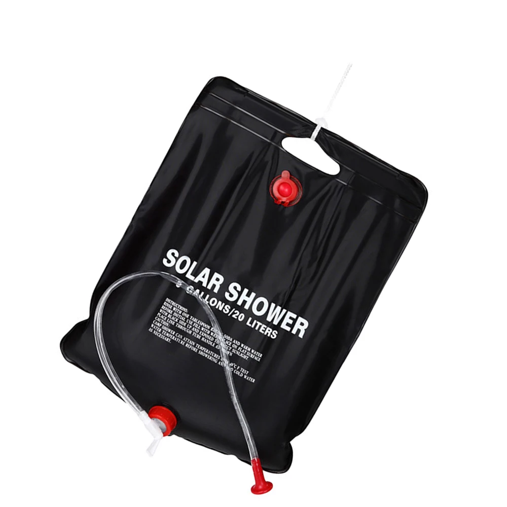 

20L Foldable Water Bag PVC Solar Energy Heated Camp Shower Bag Outdoor Camping Travel Hiking Climbing Water Storage
