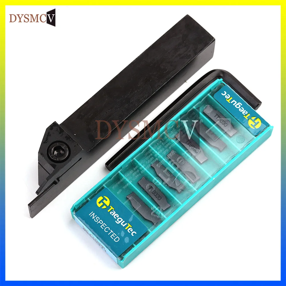 

1PCS TTER1616 TTER2020 3T20 tool holder +10 carbide inserts TDC2 TDC3 TDC4 TT9030 CNC lathe slotting tool slotting tool set