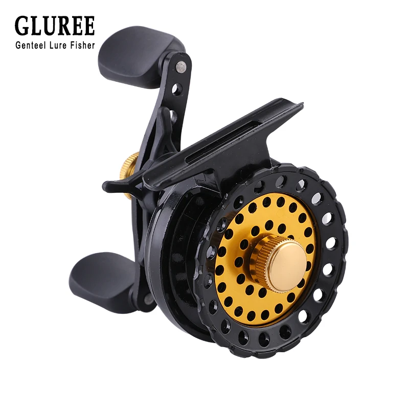 6 + 1BB Пластик Сталь Fly плот катушка спиннинга для морской рыбалки BlackGold чашка