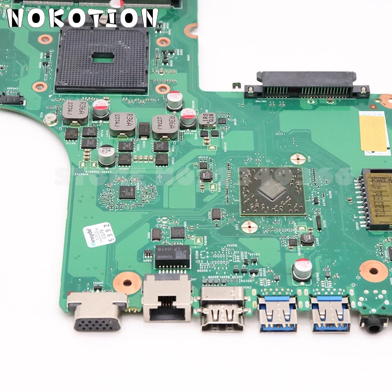 Материнская плата NOKOTION для ноутбука TOSHIBA Satellite C850D C855D разъем FS1 DDR3 V000275360 V000275280 |