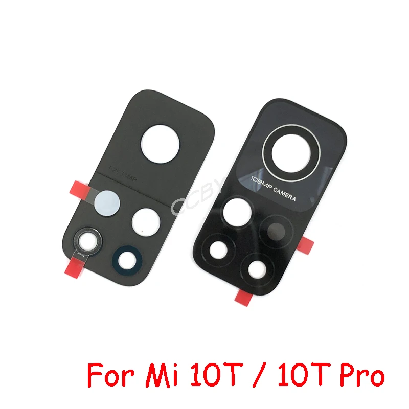 2PCS Rear Back Camera Glass Lens Cover For Xiaomi Mi 10 10T Pro Lite Ultra Youth Note with Ahesive Sticker Replacement Parts | Мобильные