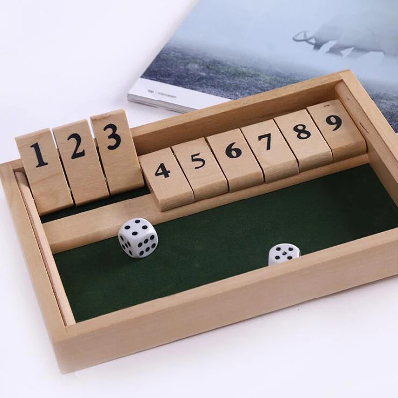 Digital 2 People Funny Puzzle Shut The Box Board Game Set Number Drinking Games Game For Party/Club/Family Games New