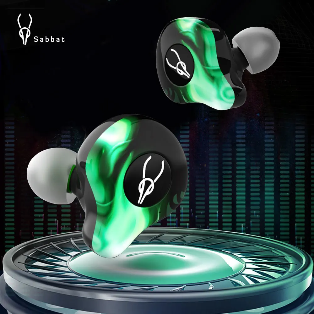Sabbat G12 Elite Wireless TWS Earphone BT 5.0 Gaming Music Noise Reduction Earphones Mic 6D Soundscape X12 E12 Headset | Электроника